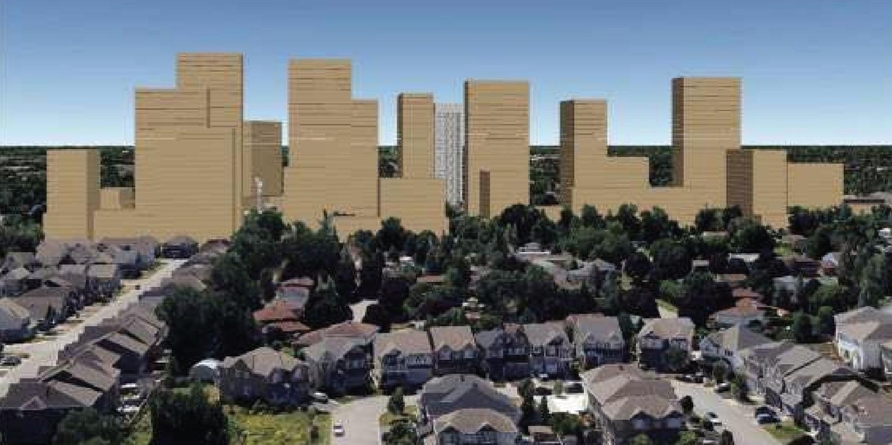 Rendering of building from page 9 of the file '2025-11-17 - Urban Design Brief - D02-02-25-0070'