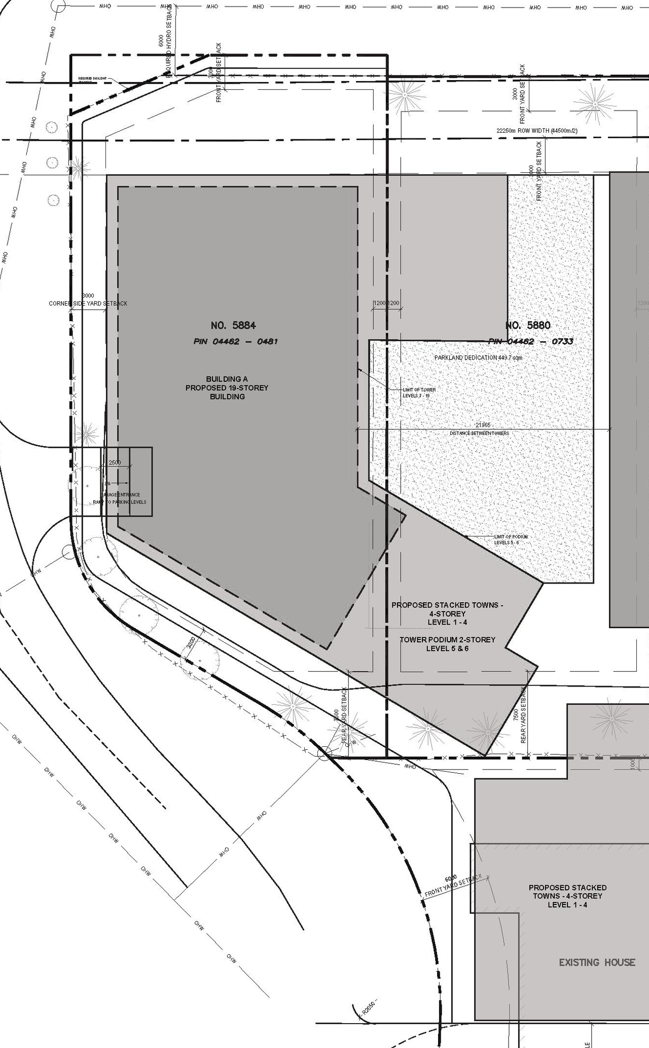Construction site plan for project from page 10 of the file '2025-10-28 - UDRP Report - D02-02-25-0070'