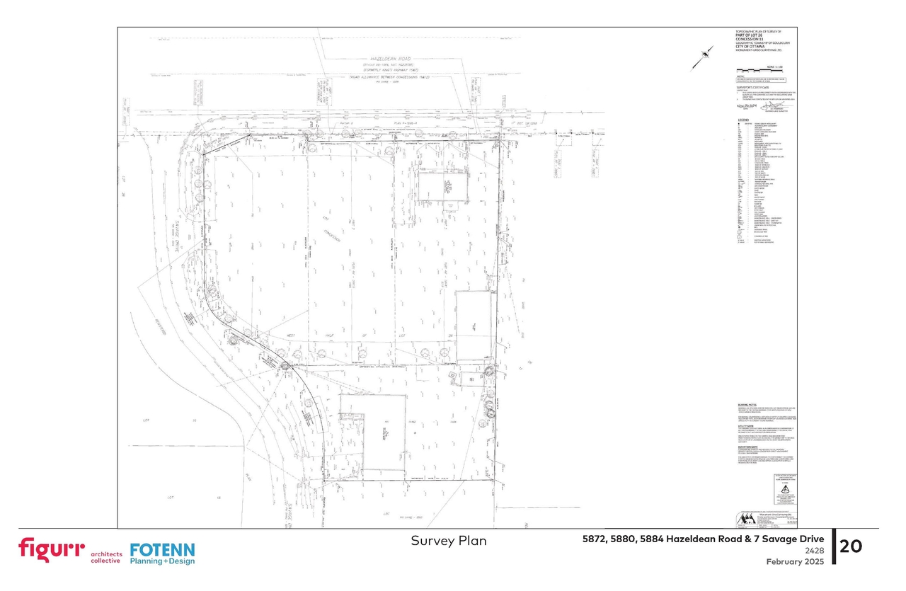 Construction site plan for project from page 20 of the file '2025-10-28 - UDRP Report - D02-02-25-0070'