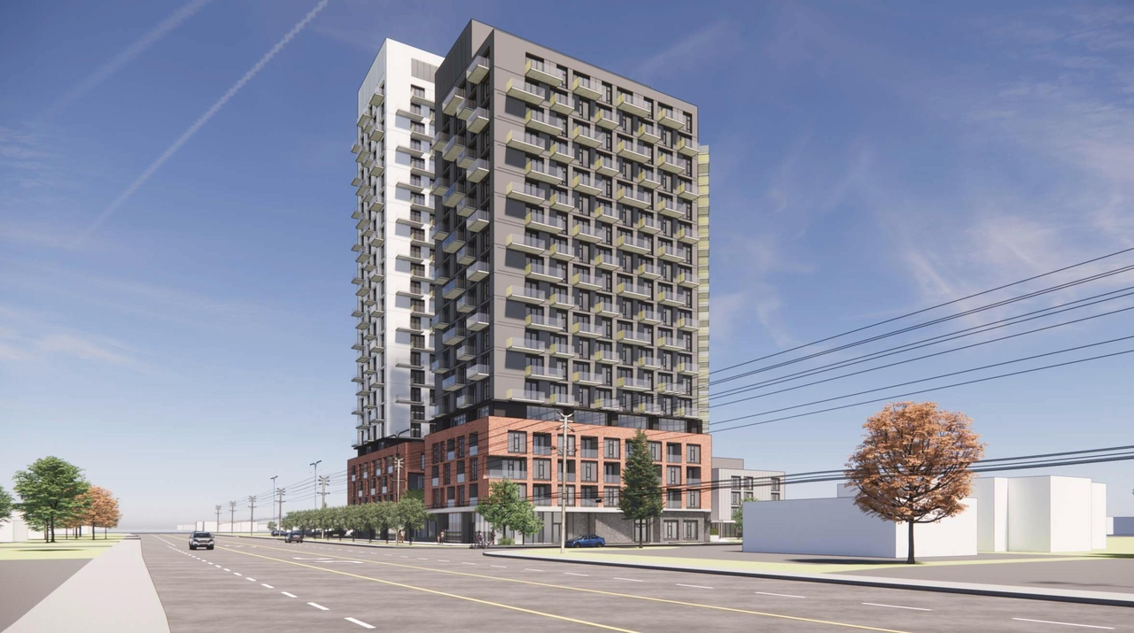 Rendering of building from page 22 of the file '2025-10-28 - UDRP Report - D02-02-25-0070'