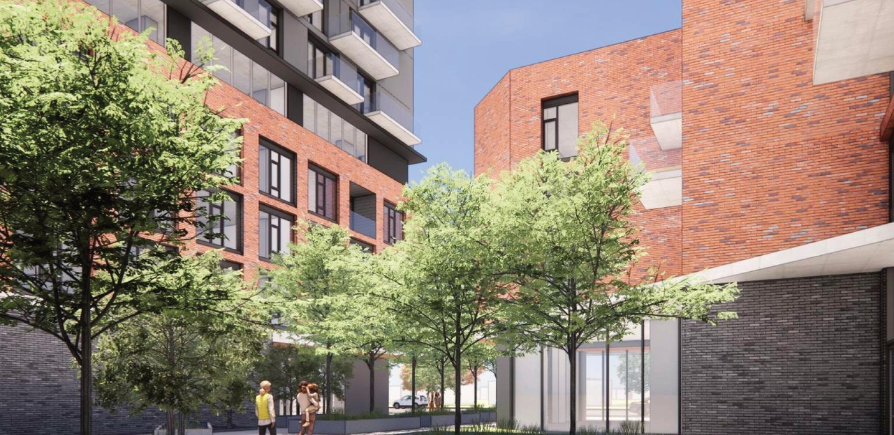 Rendering of building from page 25 of the file '2025-10-28 - UDRP Report - D02-02-25-0070'