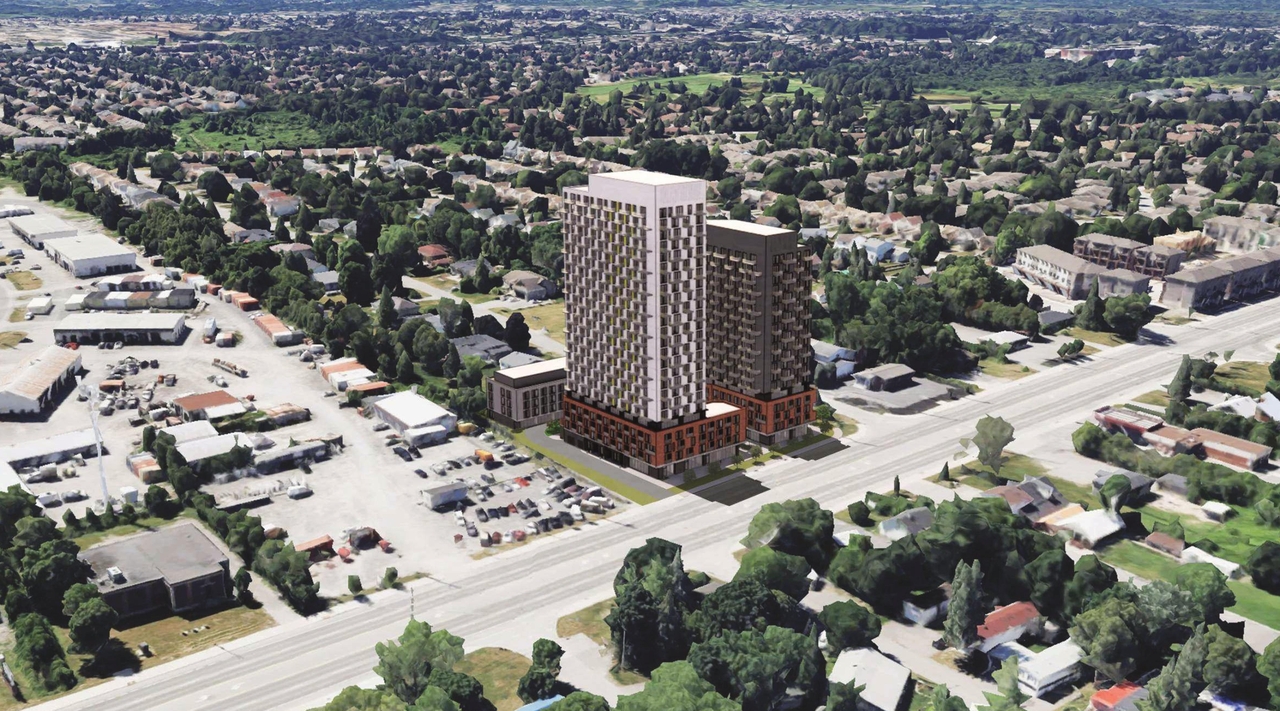 Rendering of building from page 27 of the file '2025-10-28 - UDRP Report - D02-02-25-0070'