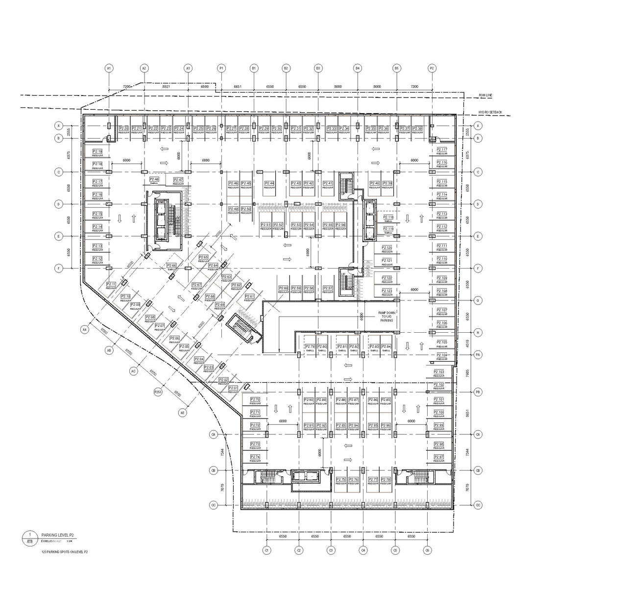 Floor plan for project from page 30 of the file '2025-10-28 - UDRP Report - D02-02-25-0070'