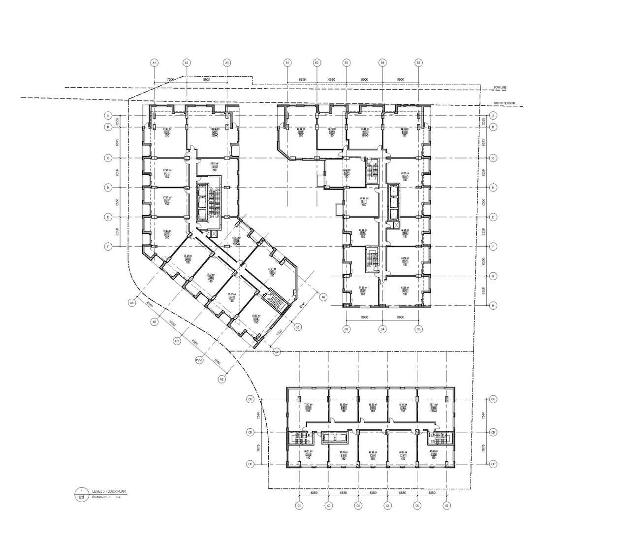 Floor plan for project from page 34 of the file '2025-10-28 - UDRP Report - D02-02-25-0070'