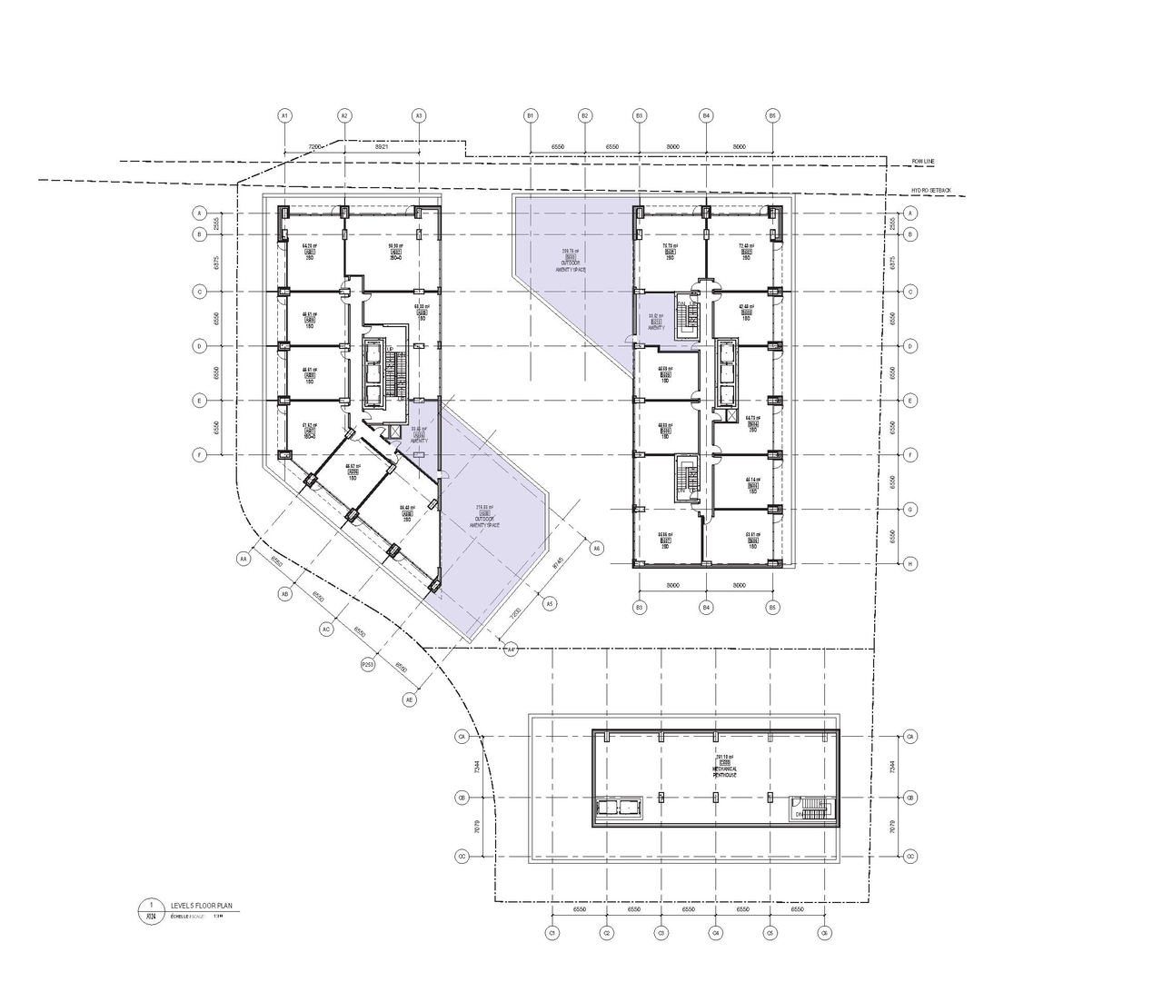 Floor plan for project from page 35 of the file '2025-10-28 - UDRP Report - D02-02-25-0070'