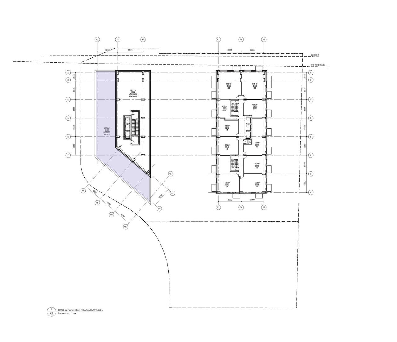 Floor plan for project from page 38 of the file '2025-10-28 - UDRP Report - D02-02-25-0070'