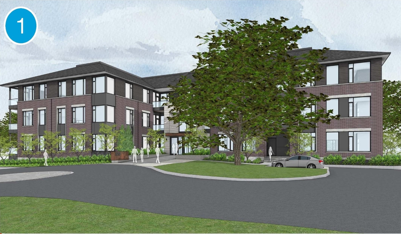 Rendering of building from page 13 of the file '2025-11-03 - Urban Design Brief - D02-02-25-0080'