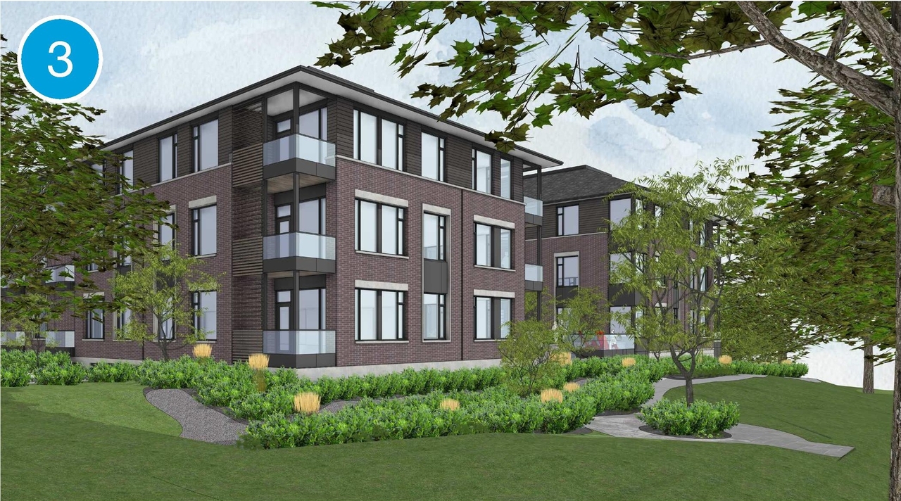 Rendering of building from page 13 of the file '2025-11-03 - Urban Design Brief - D02-02-25-0080'