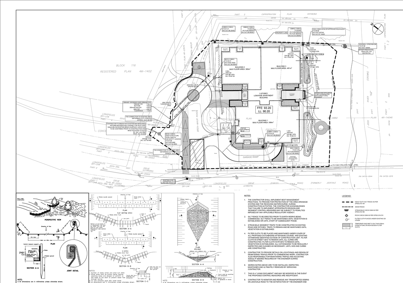 Construction site plan for project from page 68 of the file '2025-11-03 - Design Brief - D02-02-25-0080'