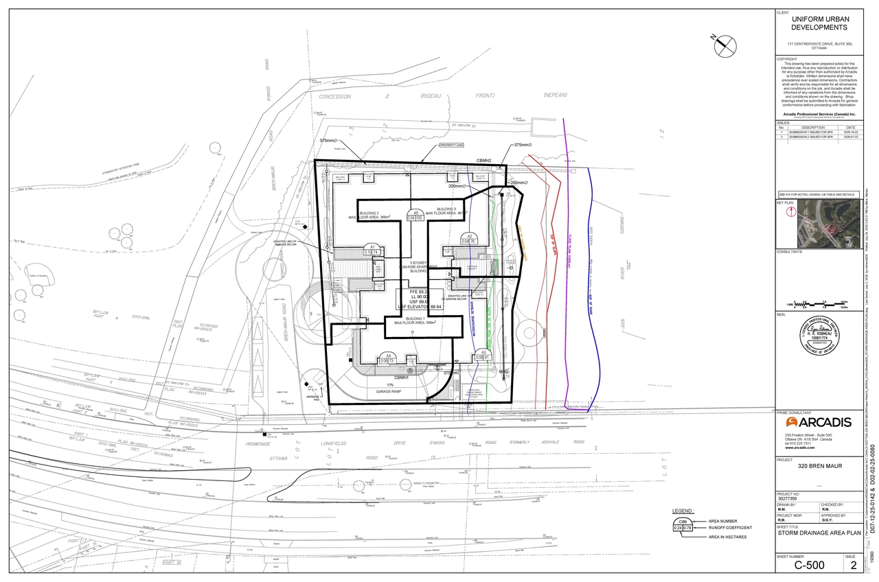 Construction site plan for project from page 63 of the file '2026-08-12 - Design Brief - D02-02-25-0080 & D07-12-25-0142'