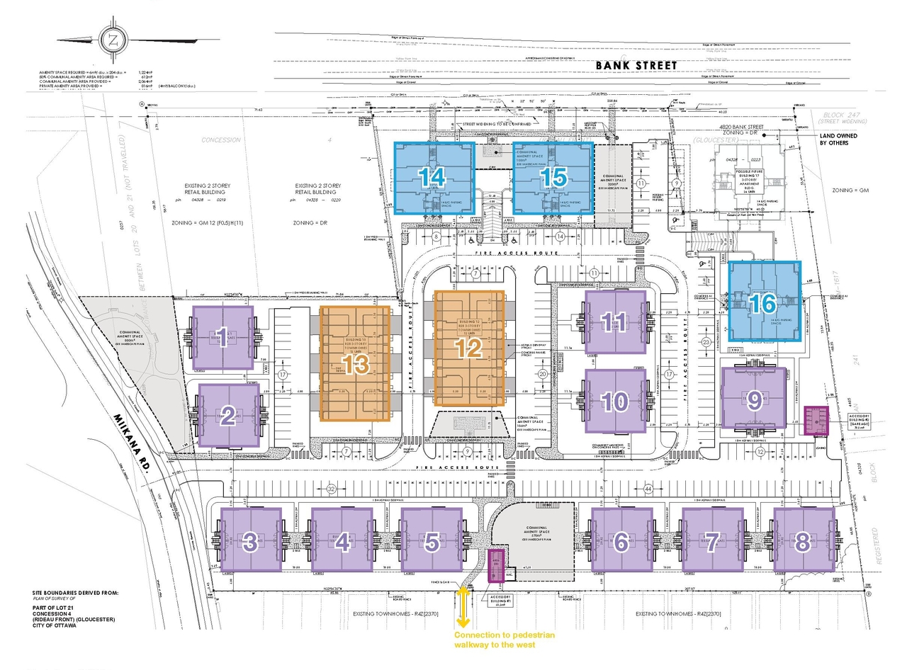 Construction site plan for project from page 20 of the file '2025-11-03 - Urban Design Brief - D02-02-25-0081'