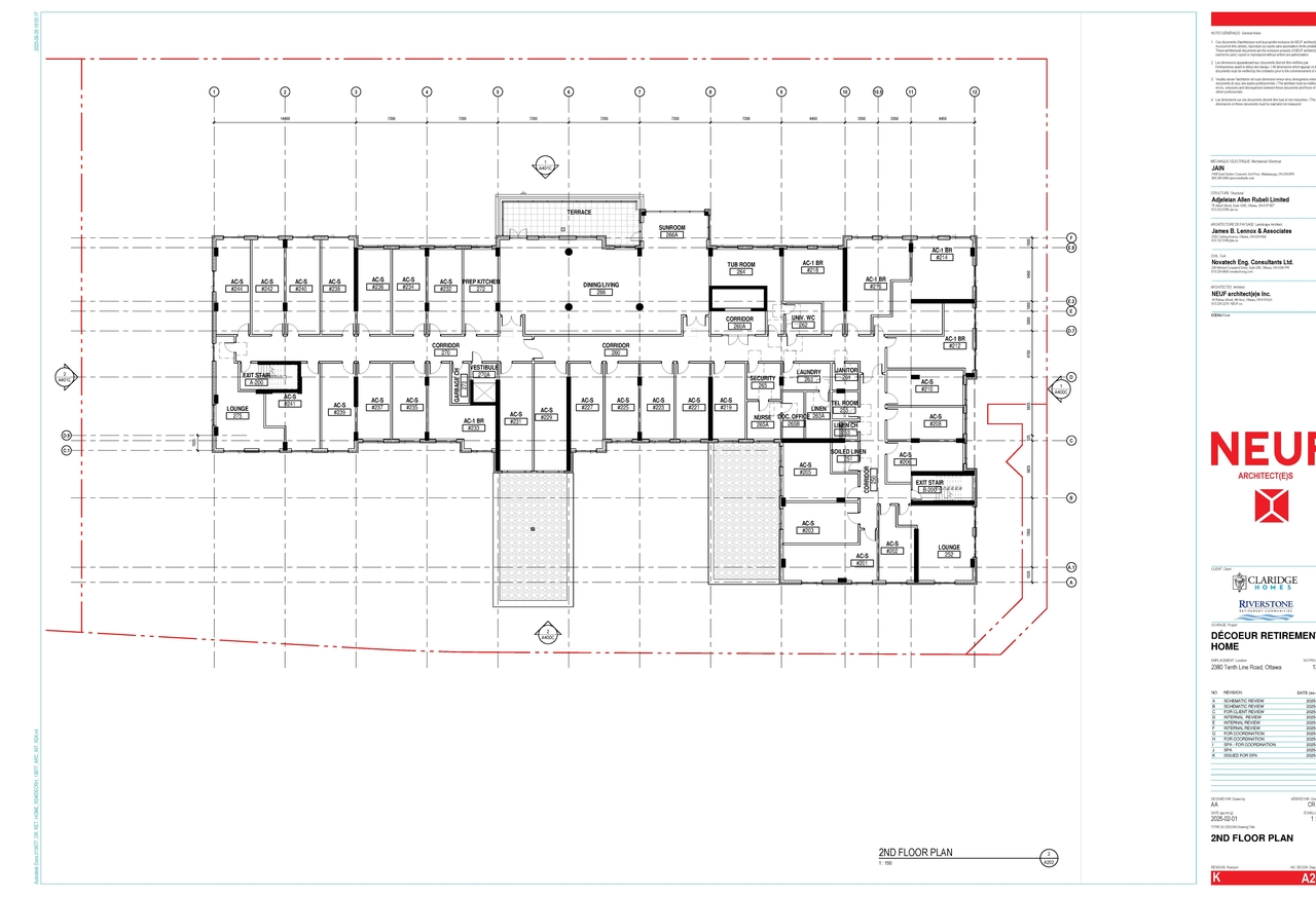 Floor plan for project from page 2 of the file '2025-11-10 - Floor Plans Ground - 6th - D02-02-25-0083'