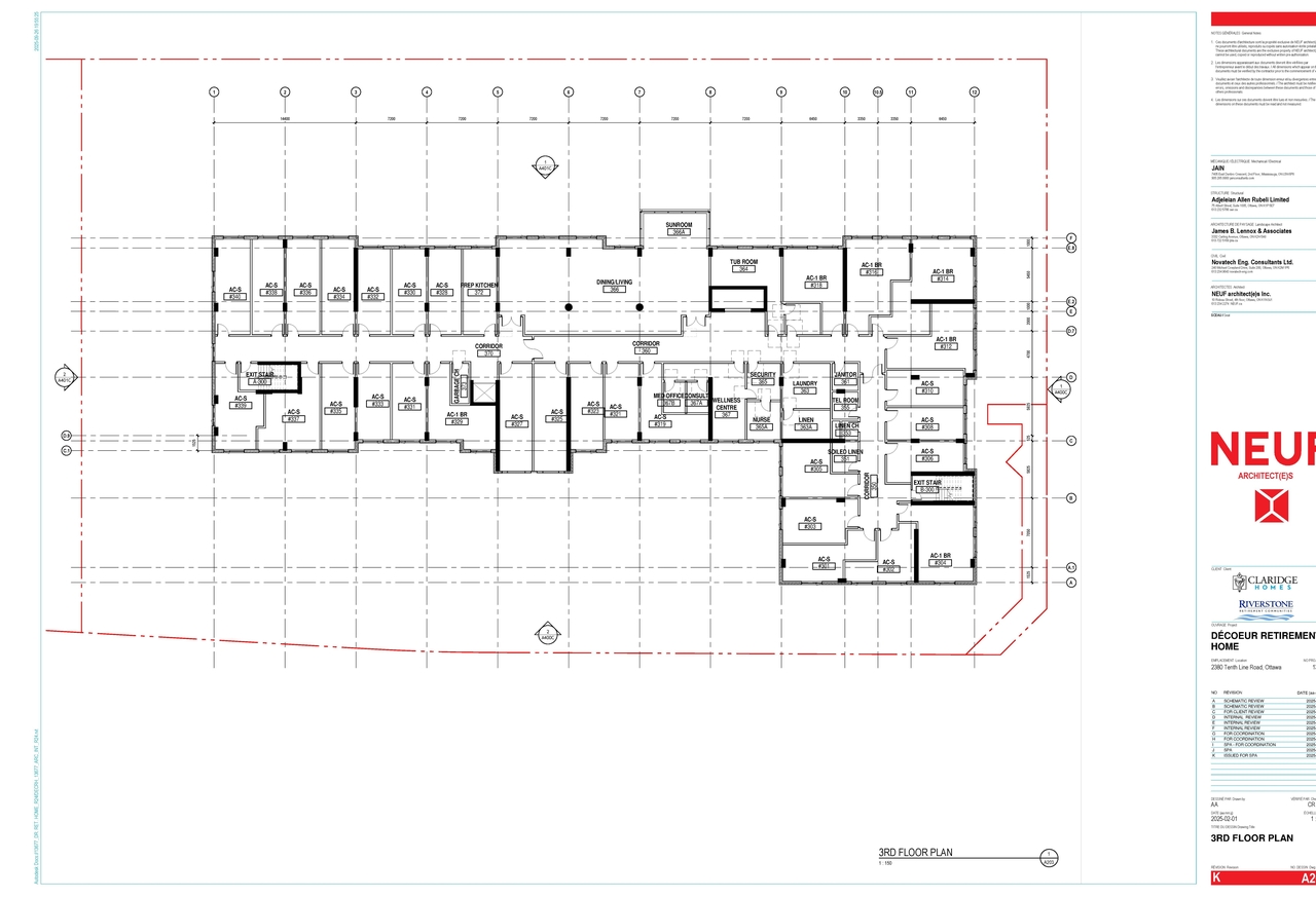 Floor plan for project from page 3 of the file '2025-11-10 - Floor Plans Ground - 6th - D02-02-25-0083'
