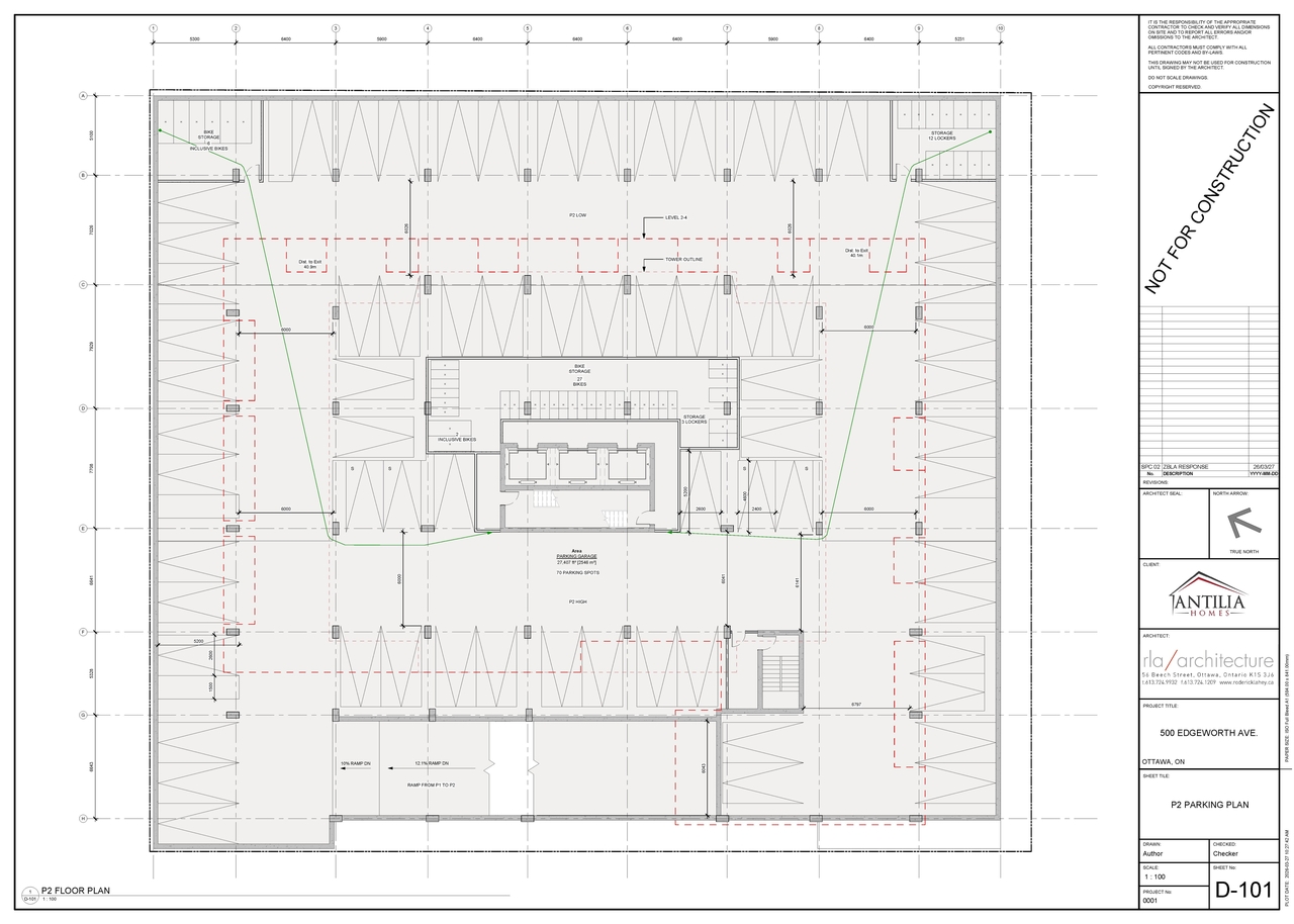 Floor plan for project from page 1 of the file '2026-04-07 - Floor Plans - D02-02-25-0087'