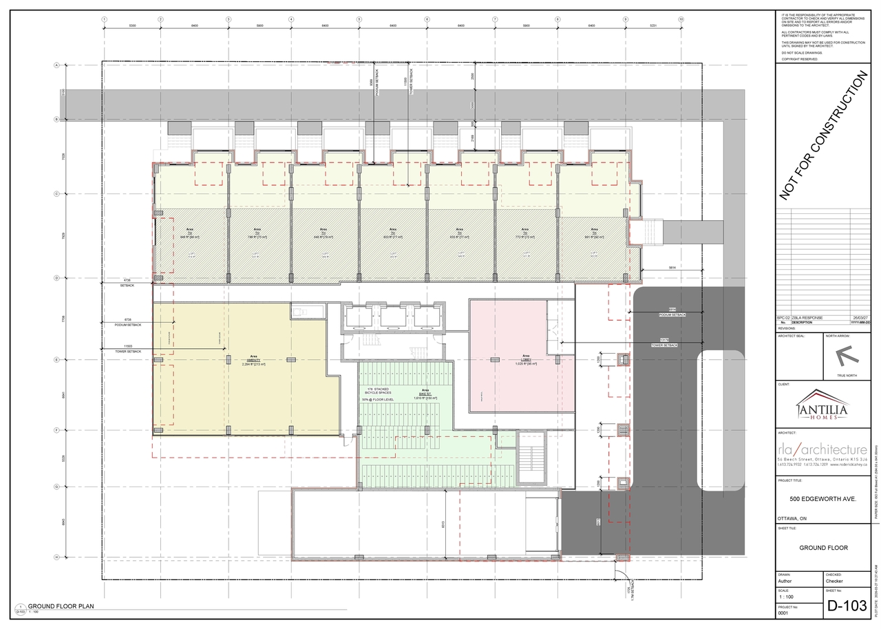 Floor plan for project from page 3 of the file '2026-04-07 - Floor Plans - D02-02-25-0087'