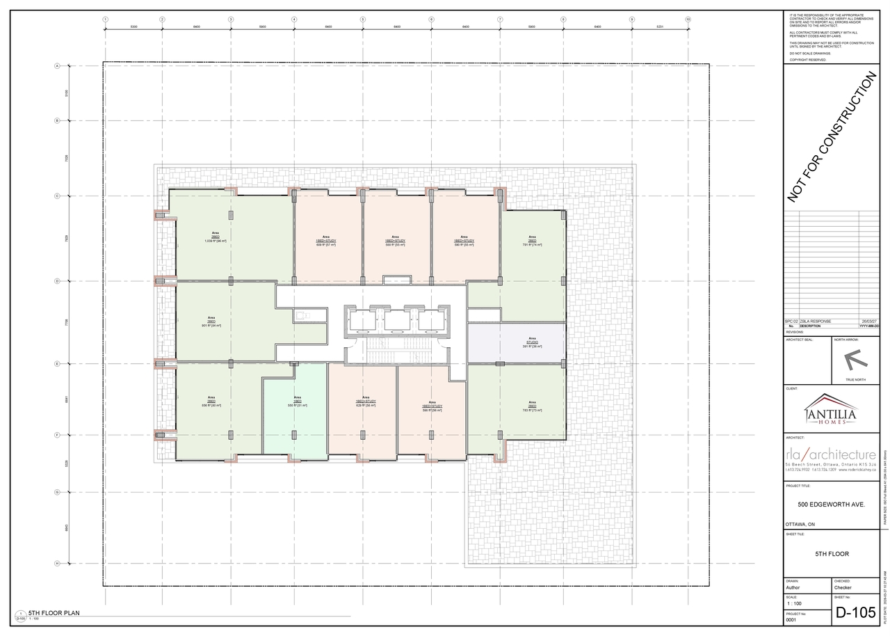 Floor plan for project from page 5 of the file '2026-04-07 - Floor Plans - D02-02-25-0087'
