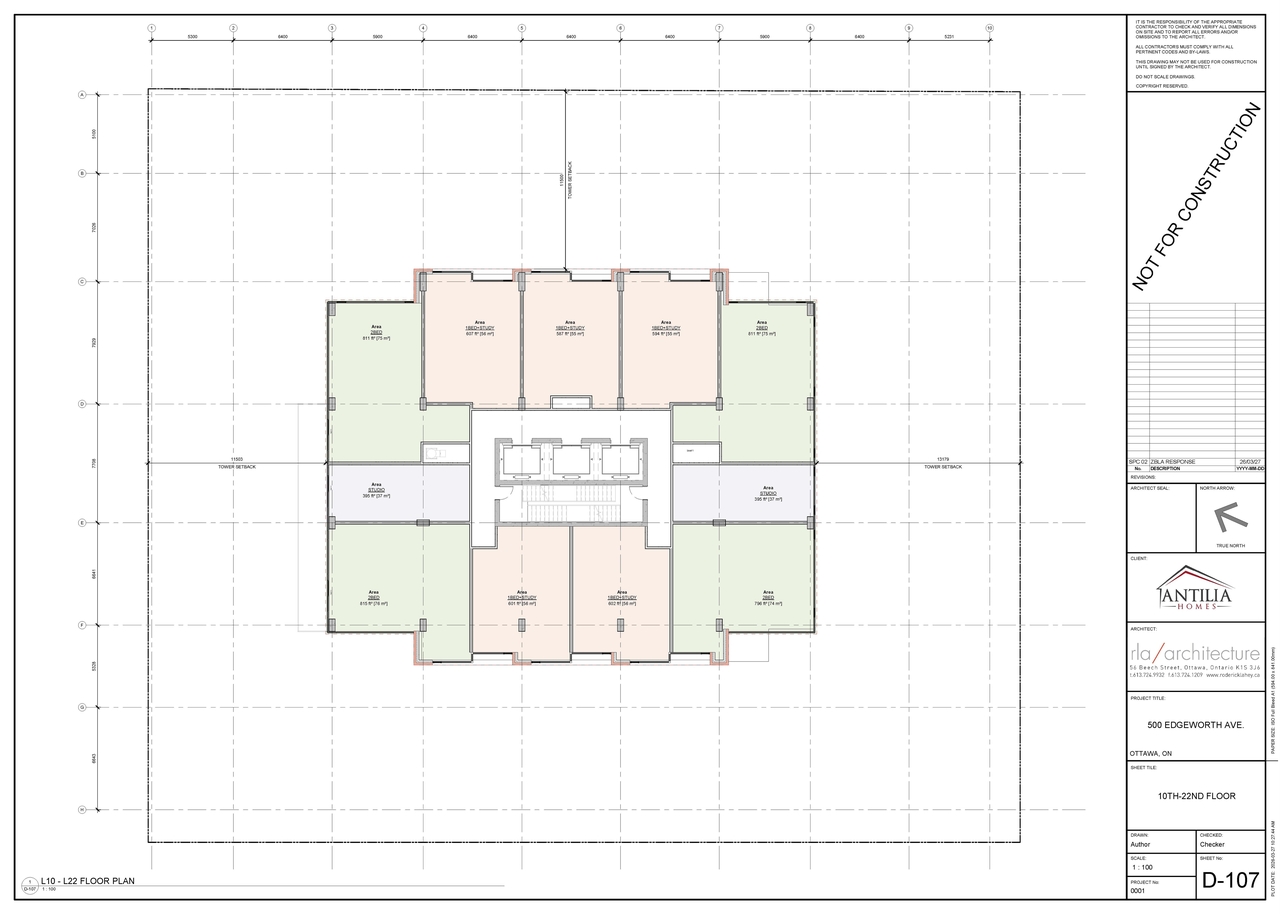 Floor plan for project from page 7 of the file '2026-04-07 - Floor Plans - D02-02-25-0087'