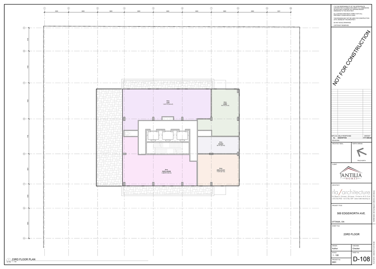 Floor plan for project from page 8 of the file '2026-04-07 - Floor Plans - D02-02-25-0087'