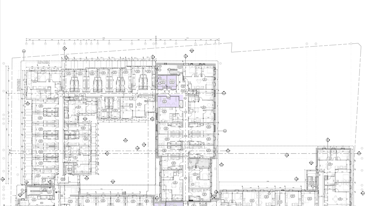 Construction site plan for project from page 11 of the file '2026-02-26 - Floor Plans Amenity Area - D02-02-25-0094'