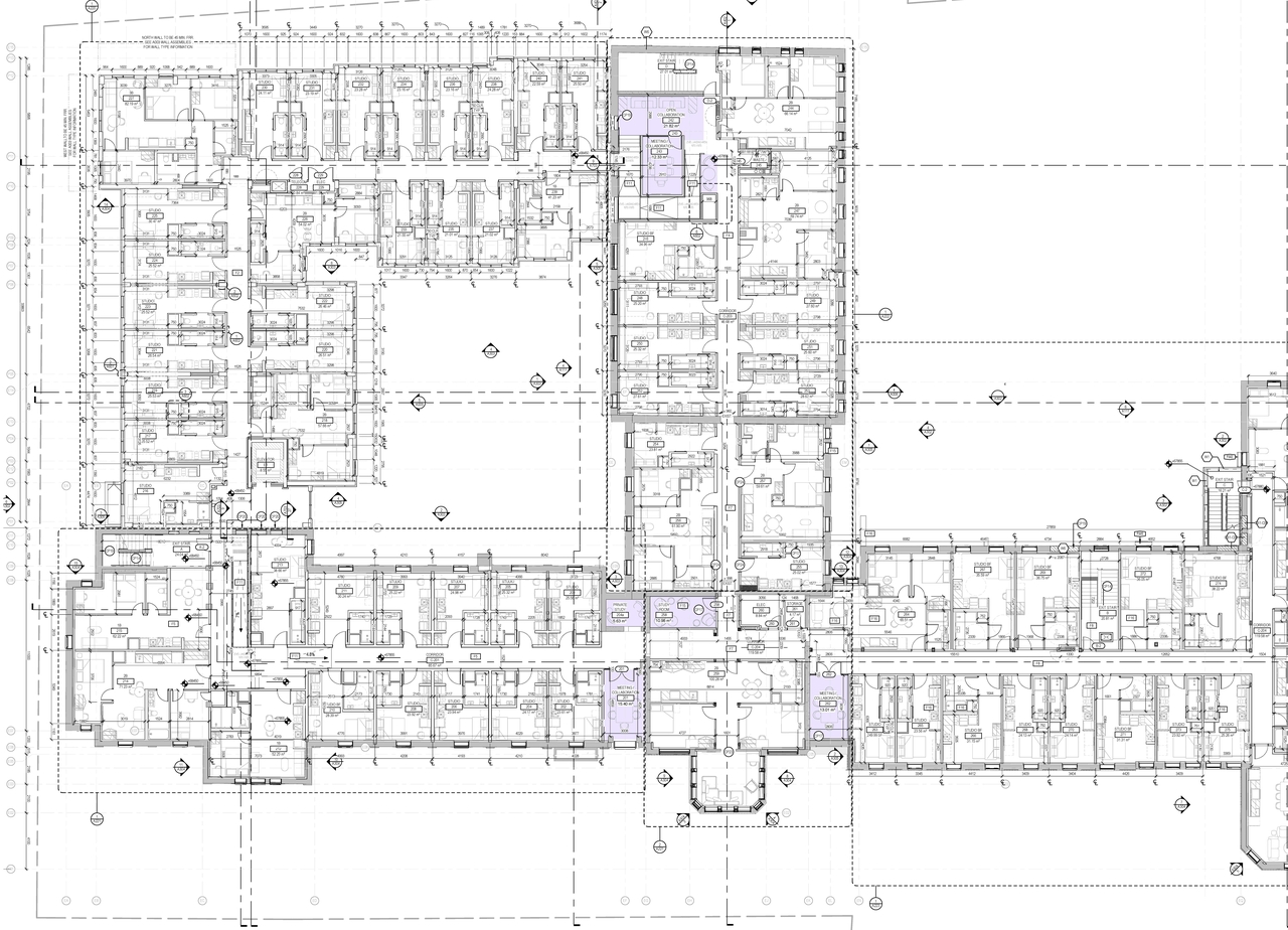 Construction site plan for project from page 7 of the file '2026-02-26 - Floor Plans Amenity Area - D02-02-25-0094'