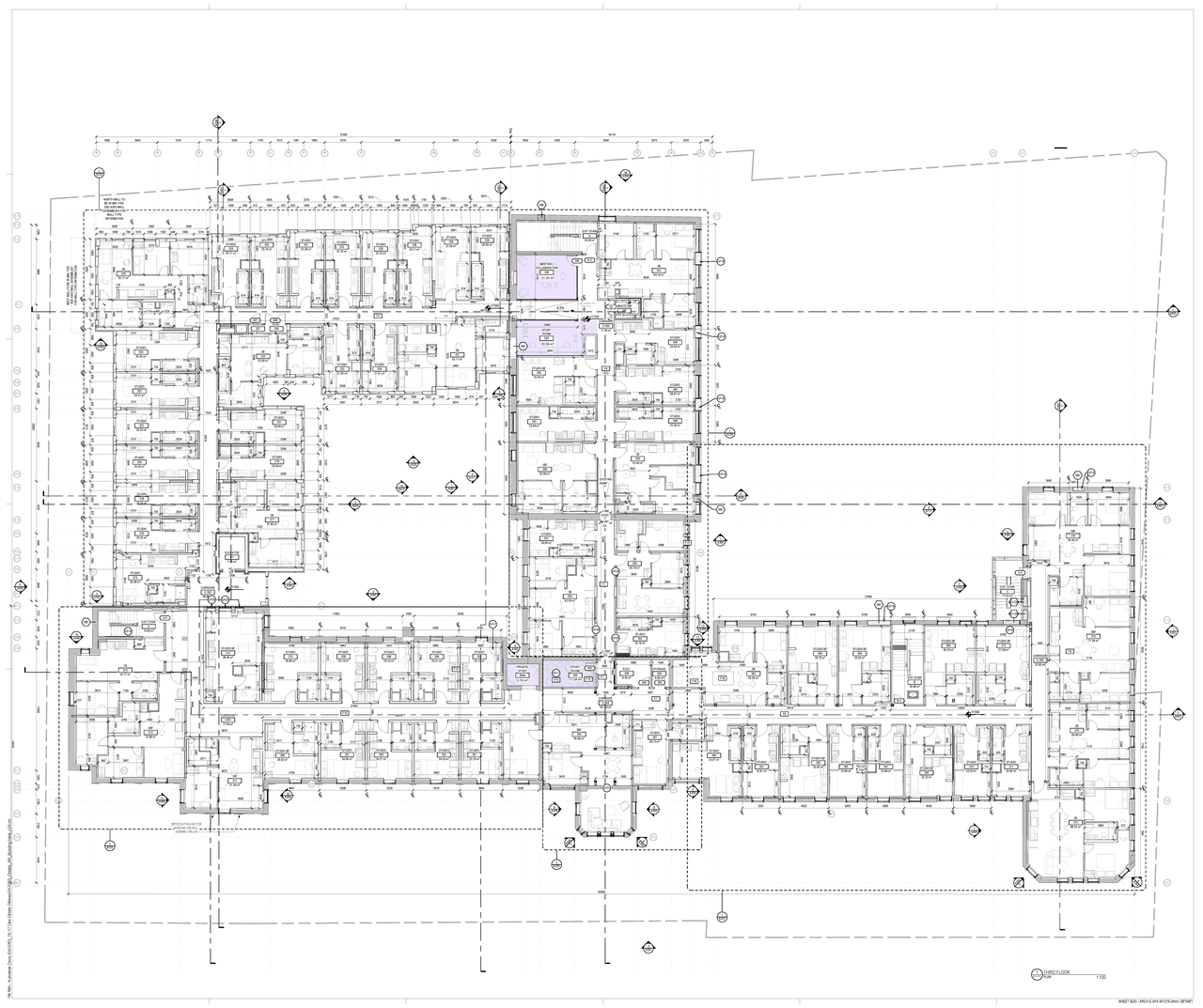 Construction site plan for project from page 9 of the file '2026-02-26 - Floor Plans Amenity Area - D02-02-25-0094'