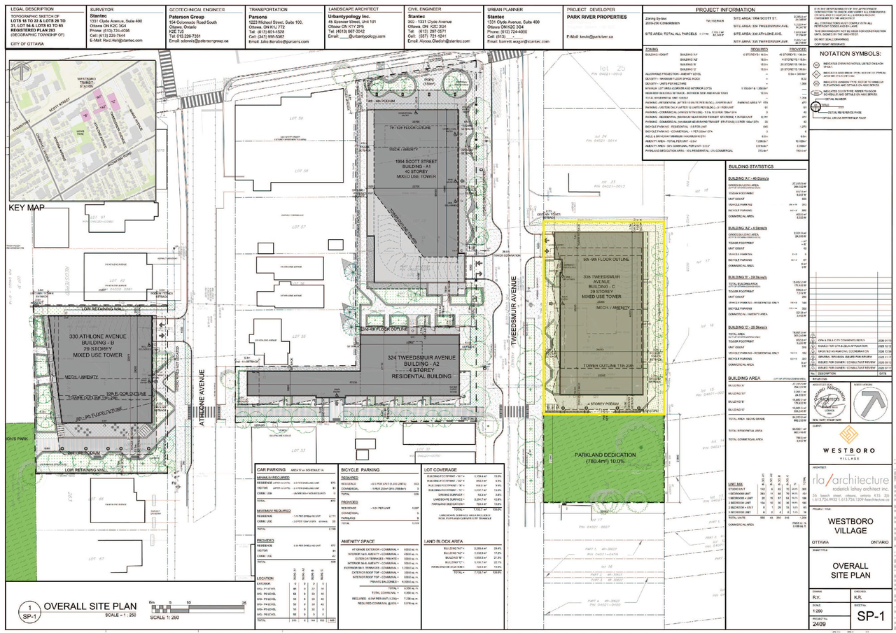 Construction site plan for project from page 69 of the file '2026-04-20 - Design Brief - D02-02-25-0097'