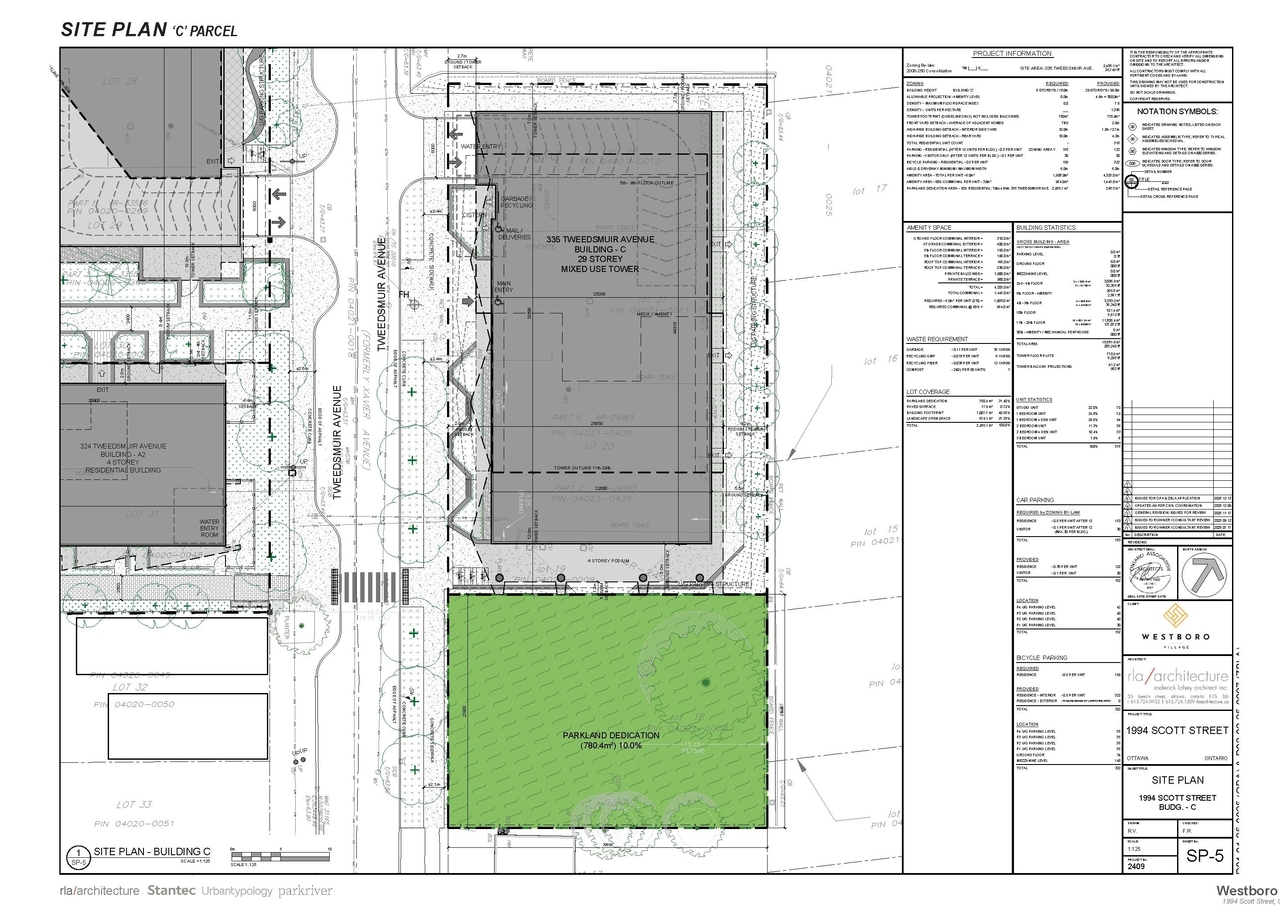 Construction site plan for project from page 70 of the file '2026-04-20 - Design Brief - D02-02-25-0097'
