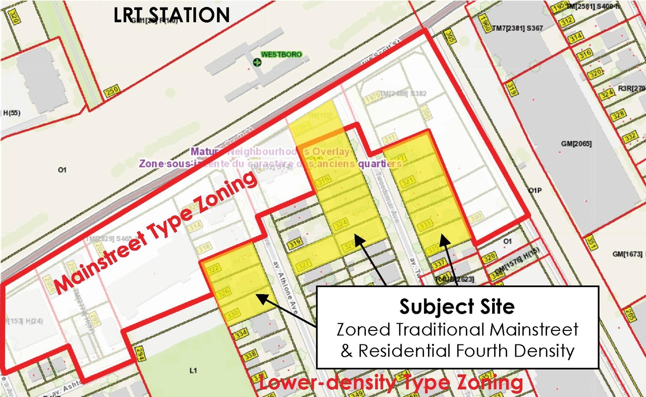 Construction site plan for project from page 13 of the file '2025-12-15 - Urban Design Brief - D01-01-25-0025 & D02-02-25-0097'