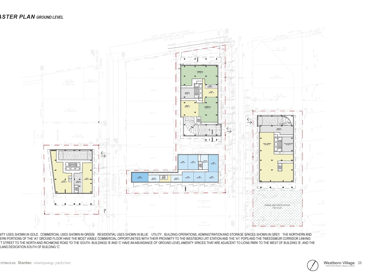 Construction site plan for project from page 28 of the file '2025-12-15 - Urban Design Brief - D01-01-25-0025 & D02-02-25-0097'