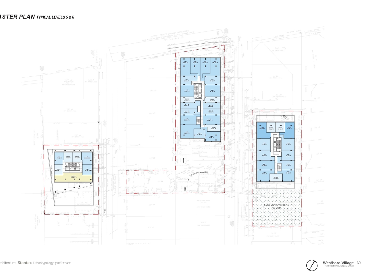 Construction site plan for project from page 30 of the file '2025-12-15 - Urban Design Brief - D01-01-25-0025 & D02-02-25-0097'