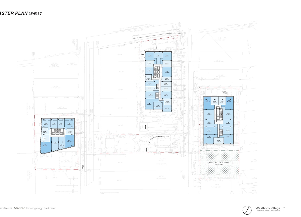 Construction site plan for project from page 31 of the file '2025-12-15 - Urban Design Brief - D01-01-25-0025 & D02-02-25-0097'