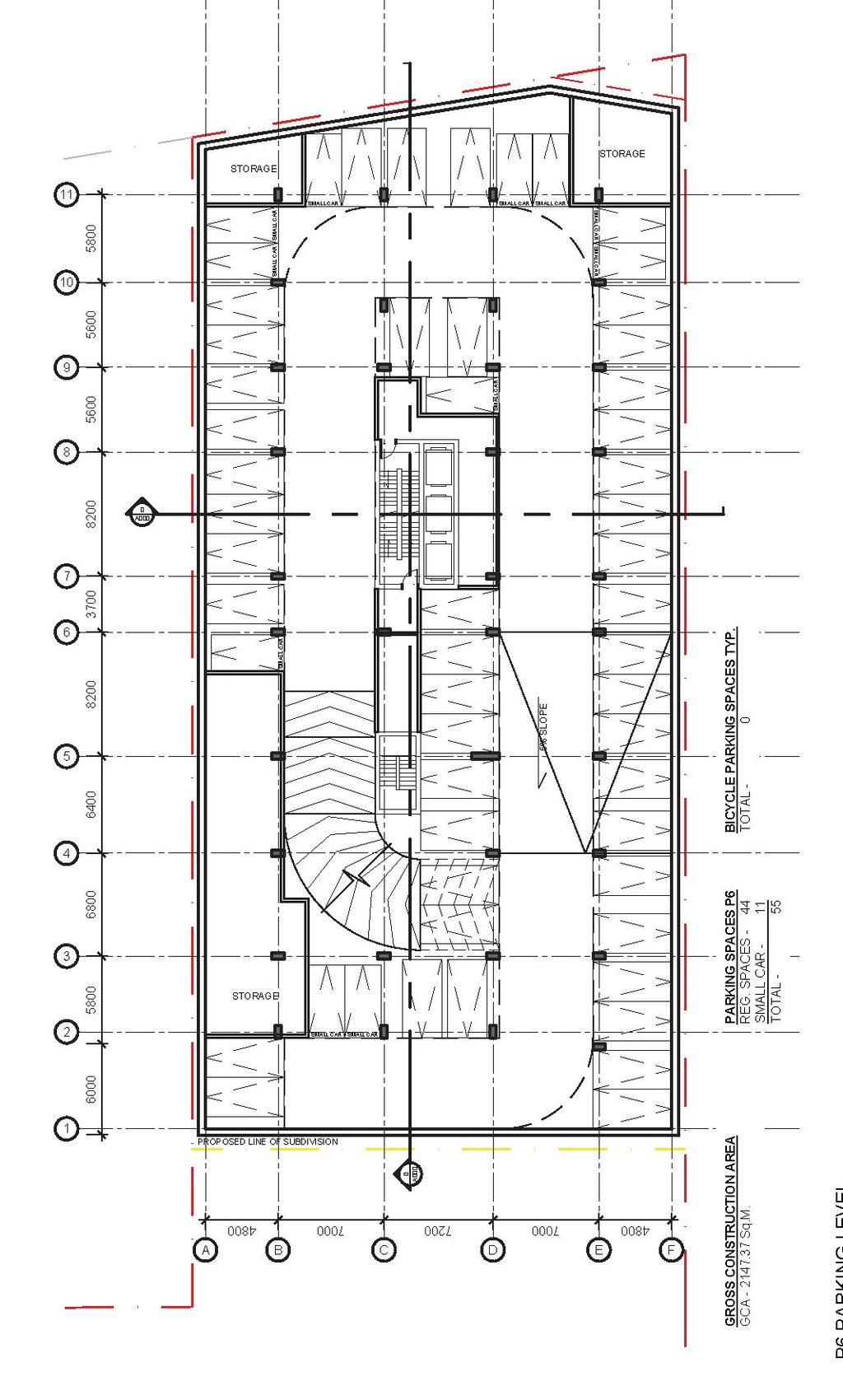 Floor plan for project from page 39 of the file '2025-12-15 - Urban Design Brief - D01-01-25-0025 & D02-02-25-0097'
