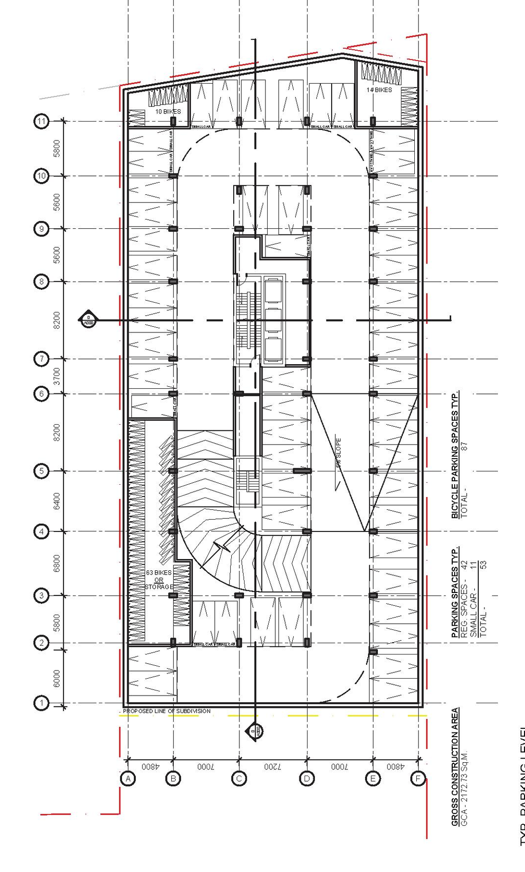 Floor plan for project from page 39 of the file '2025-12-15 - Urban Design Brief - D01-01-25-0025 & D02-02-25-0097'