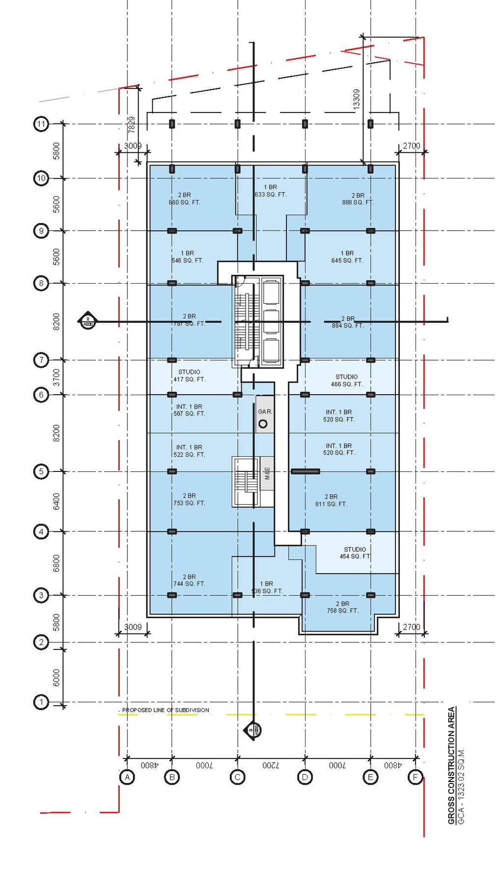 Construction site plan for project from page 41 of the file '2025-12-15 - Urban Design Brief - D01-01-25-0025 & D02-02-25-0097'