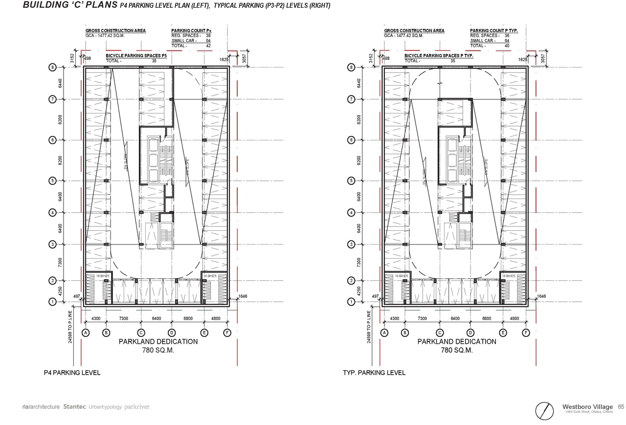 Floor plan for project from page 65 of the file '2025-12-15 - Urban Design Brief - D01-01-25-0025 & D02-02-25-0097'