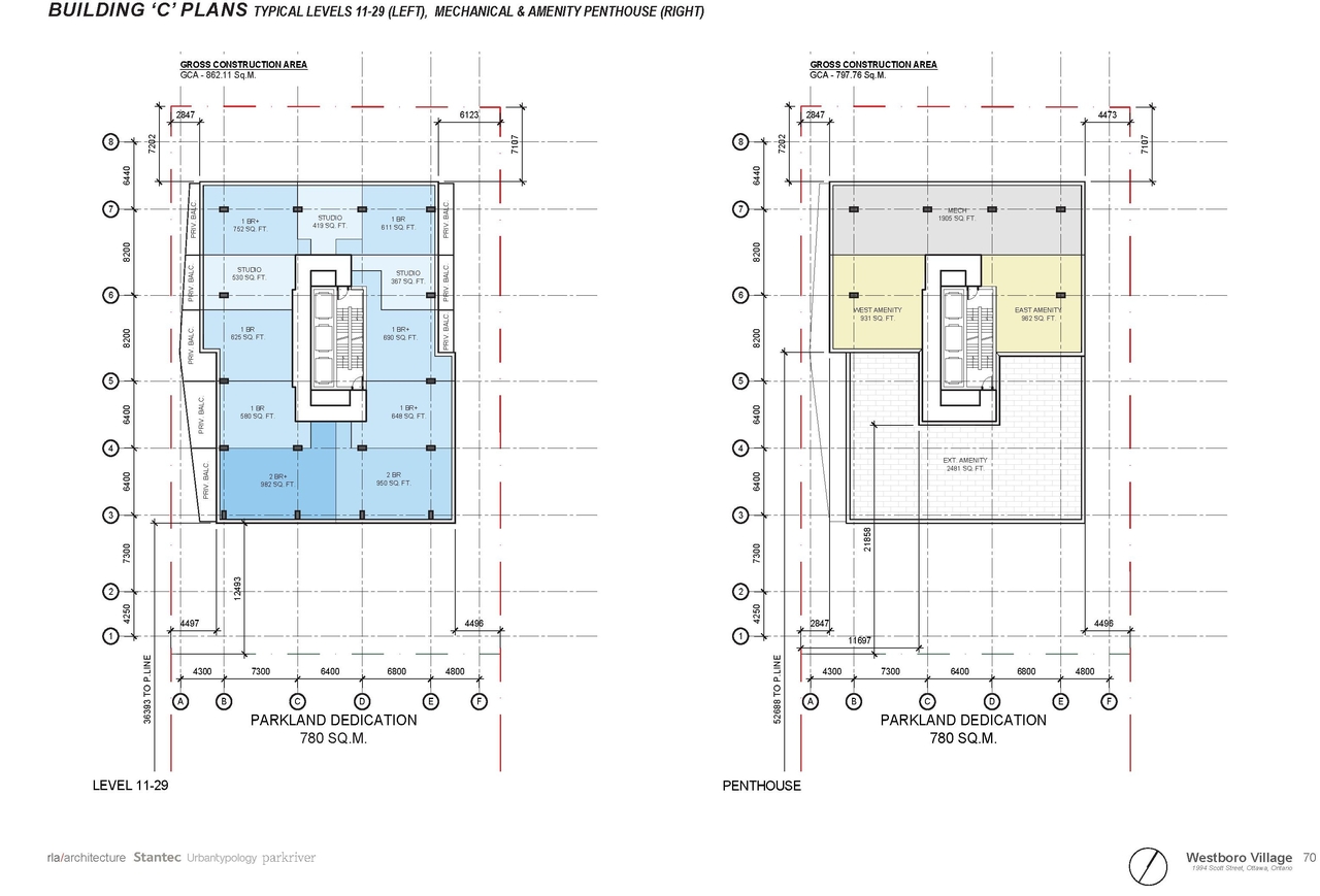 Floor plan for project from page 70 of the file '2025-12-15 - Urban Design Brief - D01-01-25-0025 & D02-02-25-0097'