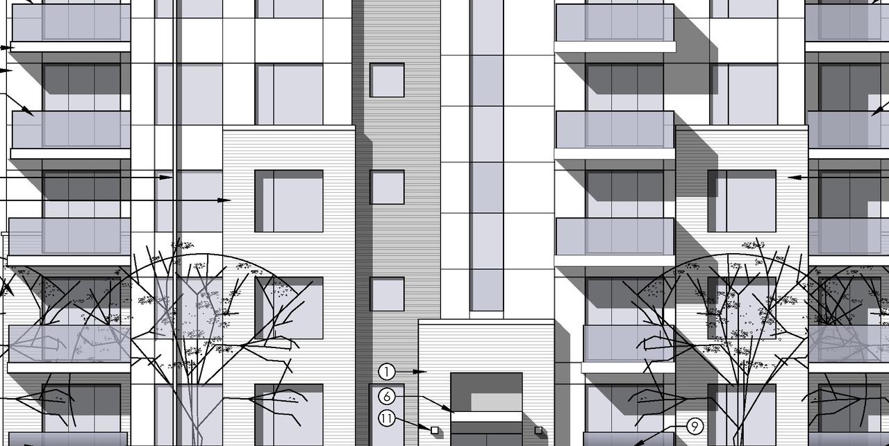 Image from page 1 of the file '2026-02-23 - Building Elevations Floor Plans - D02-02-25-0098'