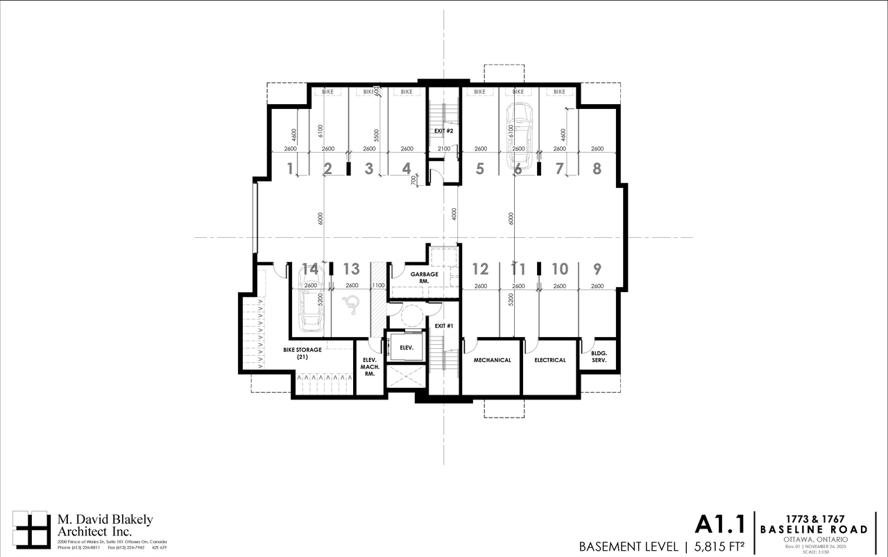 Floor plan for project from page 1 of the file '2025-12-23 - Floor Plans and Perspectives - D02-02-25-0098 & D07-12-25-0169'