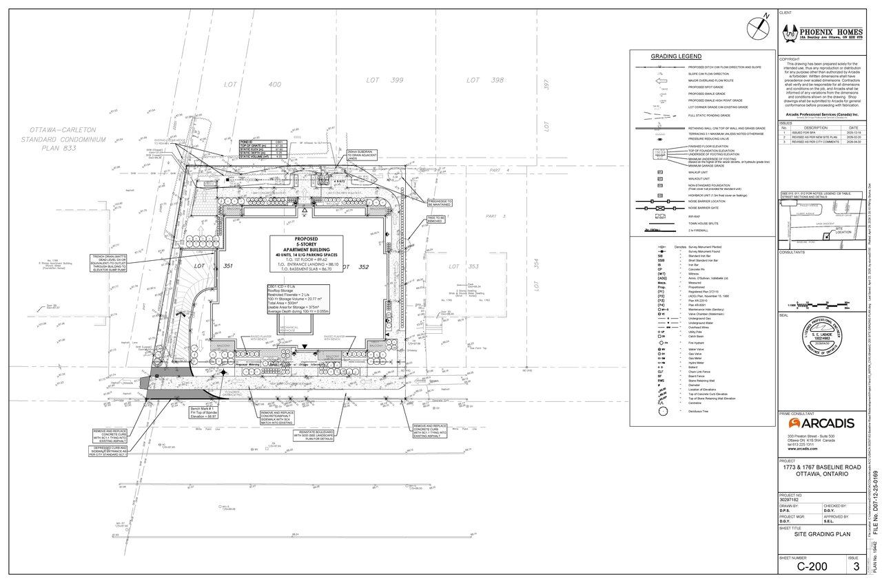 Construction site plan for project from page 40 of the file '2026-05-11 - Design Brief - D02-02-25-0098 & D07-12-25-0169'