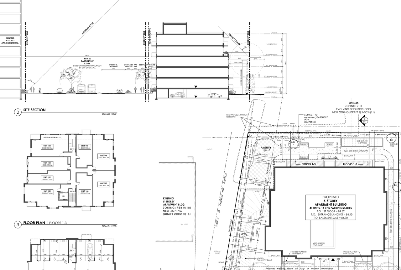 Construction site plan for project from page 17 of the file '2025-12-23 - Design Brief - D02-02-25-0098 & D07-12-25-0169'
