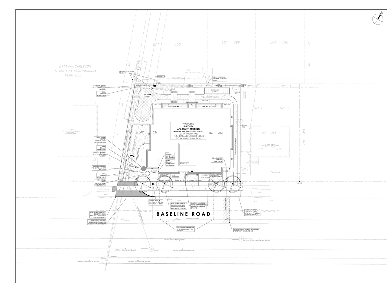 Construction site plan for project from page 19 of the file '2025-12-23 - Design Brief - D02-02-25-0098 & D07-12-25-0169'