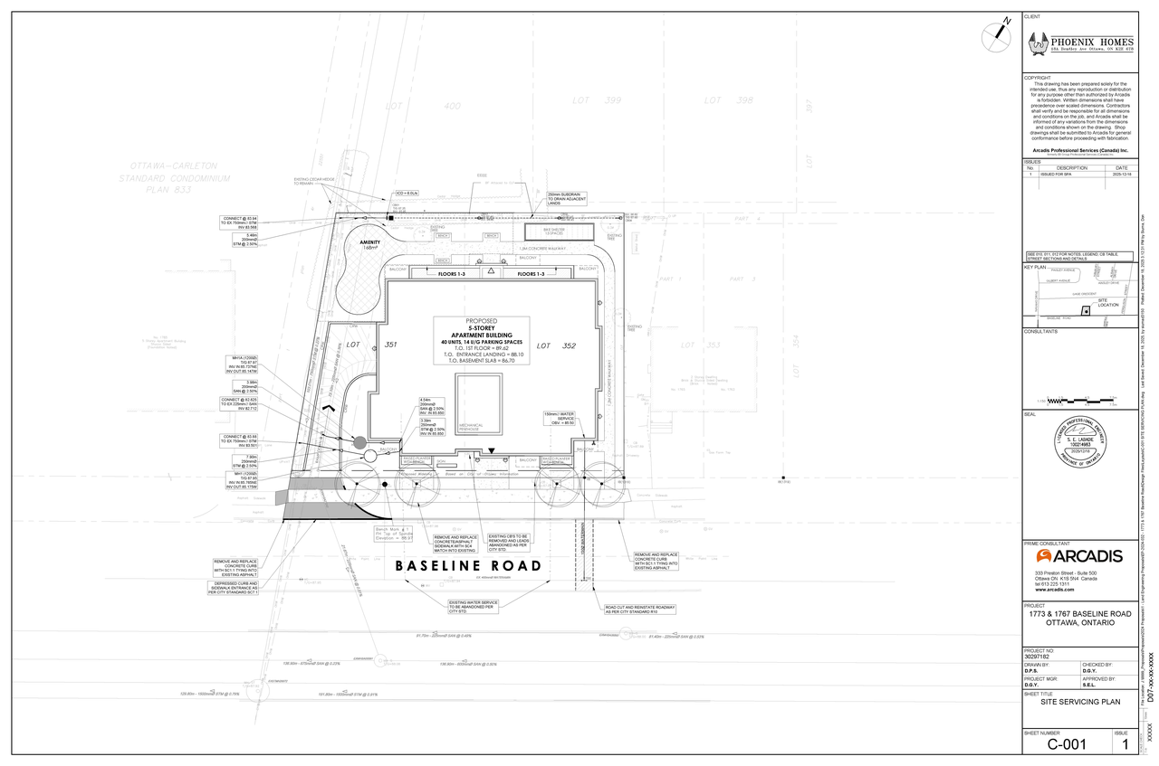 Construction site plan for project from page 19 of the file '2025-12-23 - Design Brief - D02-02-25-0098 & D07-12-25-0169'