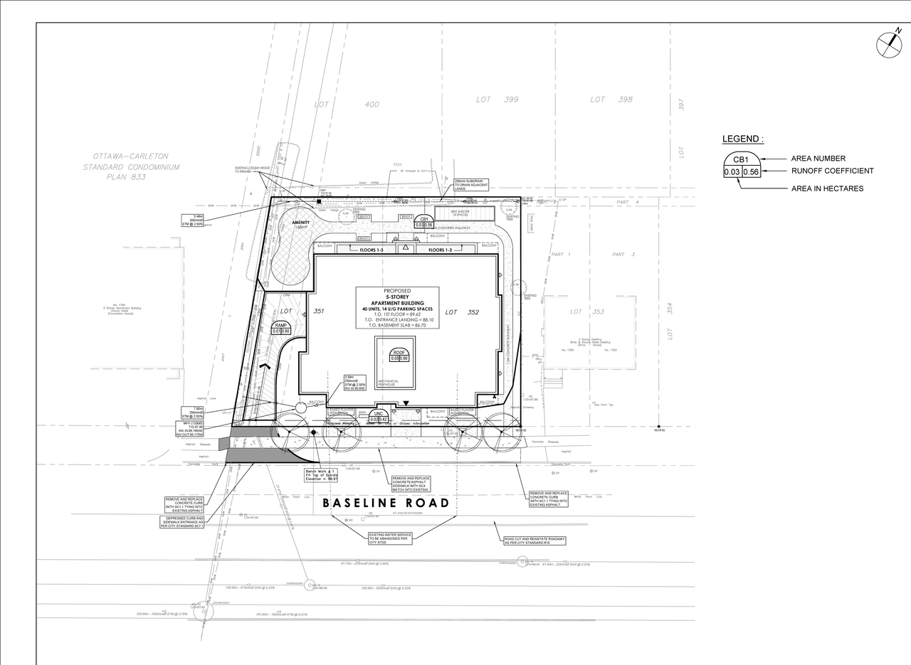 Construction site plan for project from page 30 of the file '2025-12-23 - Design Brief - D02-02-25-0098 & D07-12-25-0169'