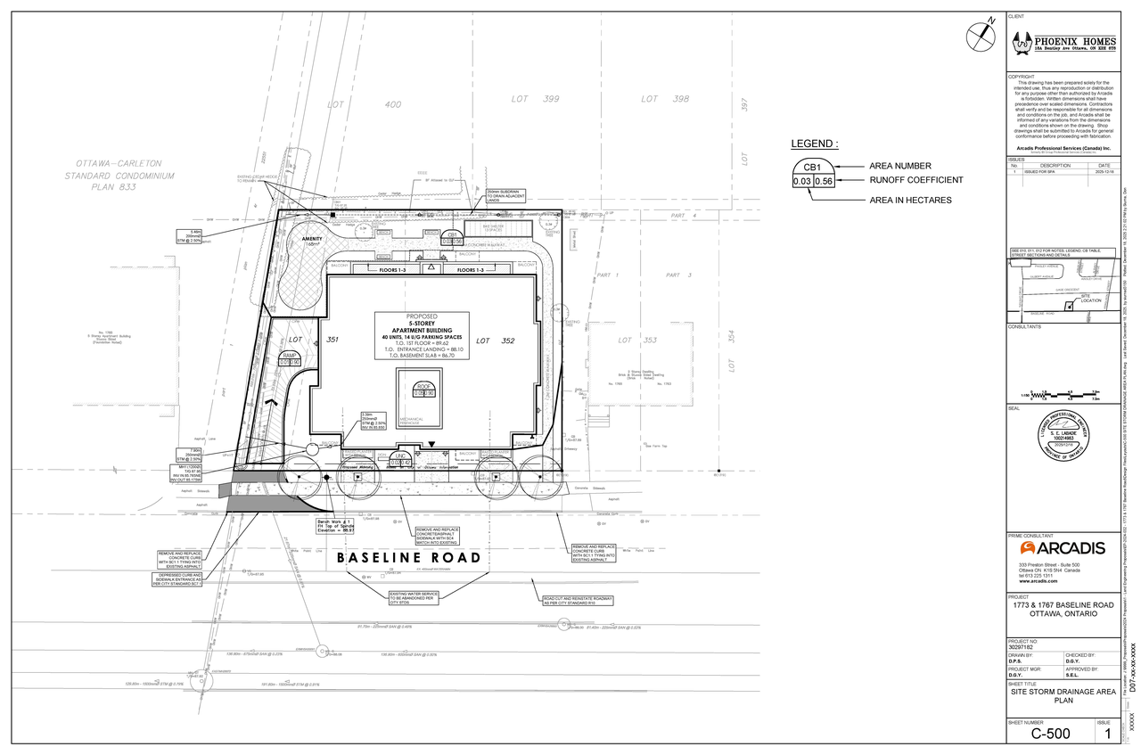 Construction site plan for project from page 30 of the file '2025-12-23 - Design Brief - D02-02-25-0098 & D07-12-25-0169'