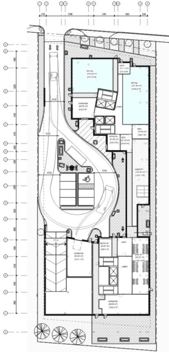 Construction site plan for project from page 23 of the file '2025-12-22 - Urban Design Brief - D02-02-25-0100'