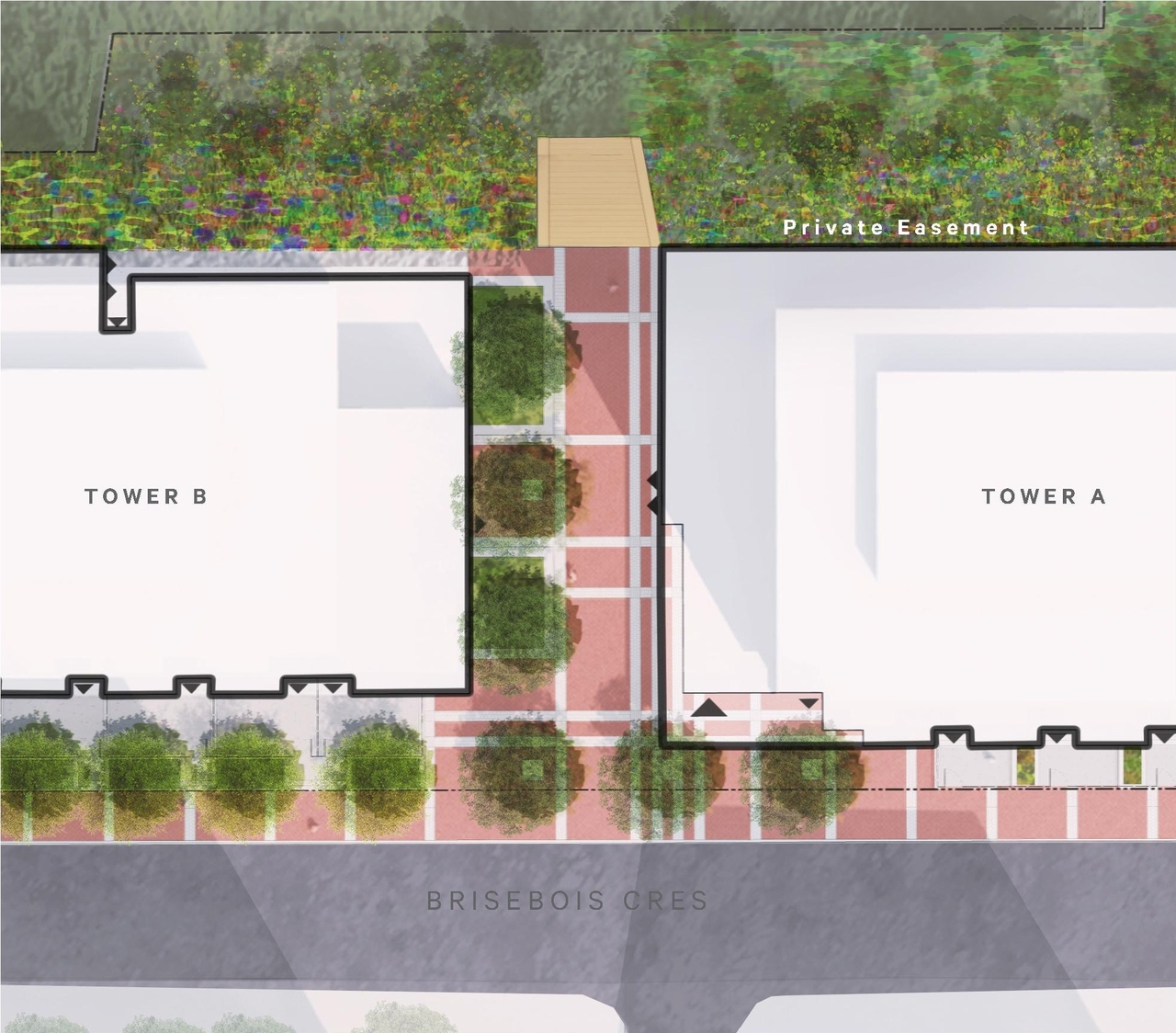 Construction site plan for project from page 109 of the file '2025-12-22 - Urban Design Brief - D02-02-25-0101'