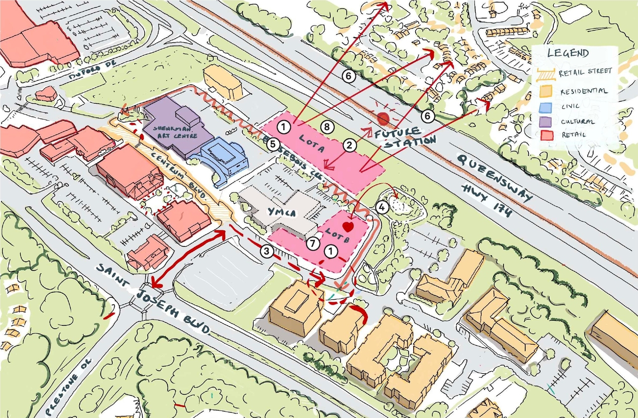 Construction site plan for project from page 65 of the file '2025-12-22 - Urban Design Brief - D02-02-25-0101'
