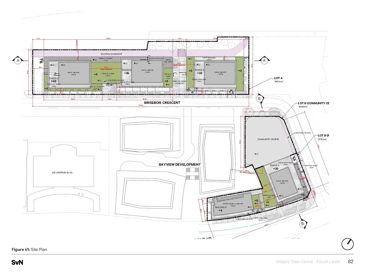 Construction site plan for project from page 89 of the file '2025-12-22 - Urban Design Brief - D02-02-25-0101'