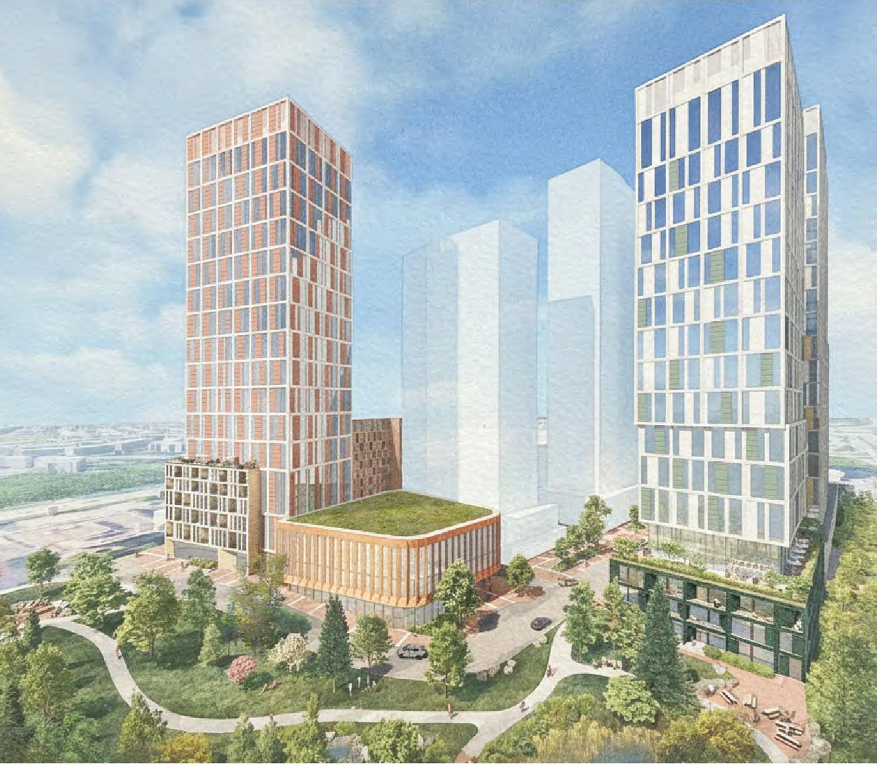 Rendering of building from page 68 of the file '2026-05-13 - UDRP Report - D02-02-25-0101'