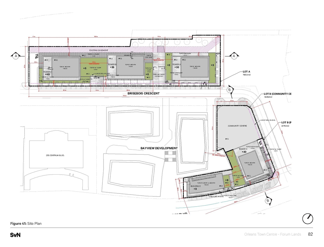 Construction site plan for project from page 90 of the file '2026-05-13 - UDRP Report - D02-02-25-0101'